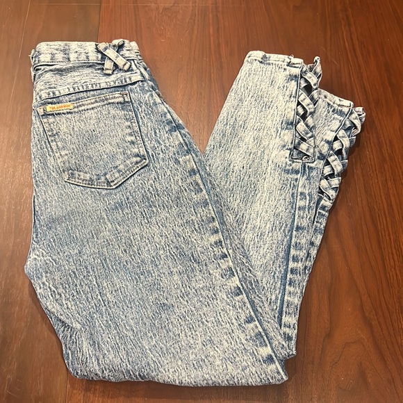 Pure Jeanswear Denim - Vintage Pure Jeanswear Acid Wash High Rise Denim Jeans
